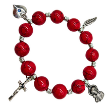 Load image into Gallery viewer, Holy Land Charm Bracelet in Red
