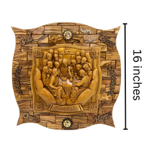 Load image into Gallery viewer, NEW* The Last Supper "We give Thanks" Plaque 16" x 16"