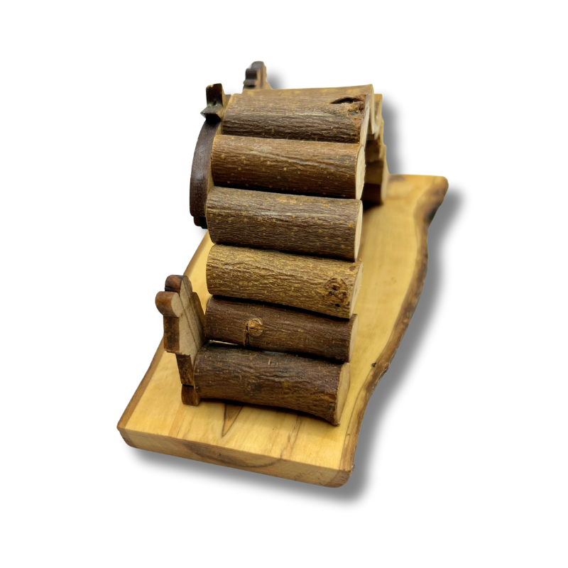 Olive Wood Nativity Scene - 5" x 3" x 3"