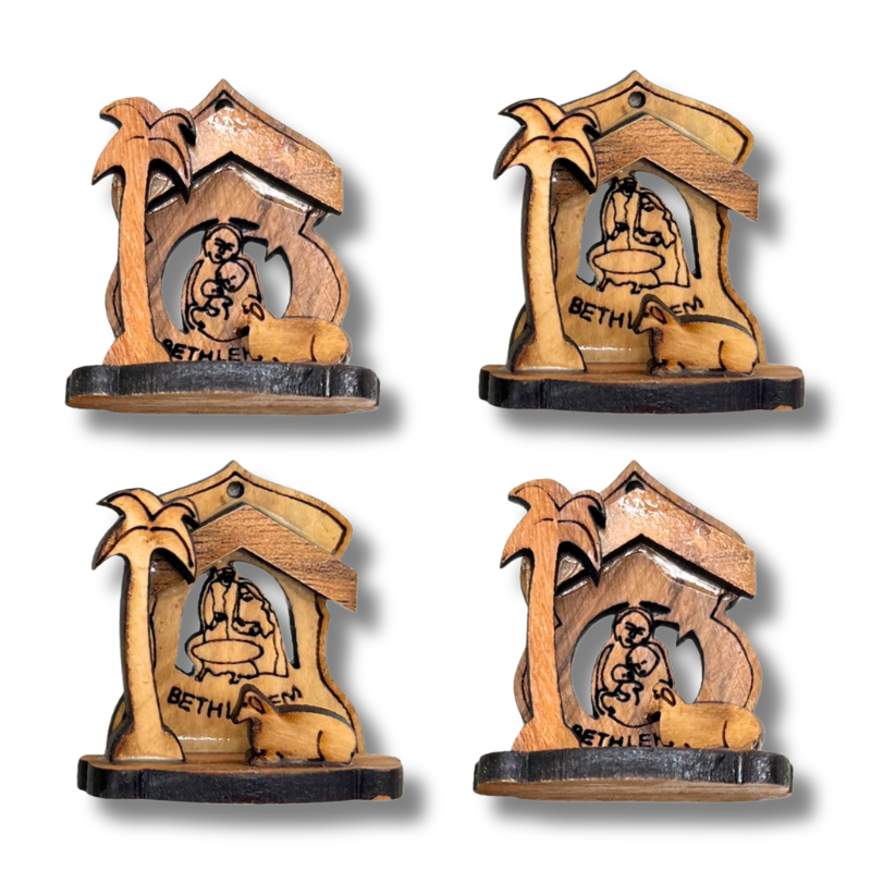 *NEW Mini Tree Ornament Set of 4