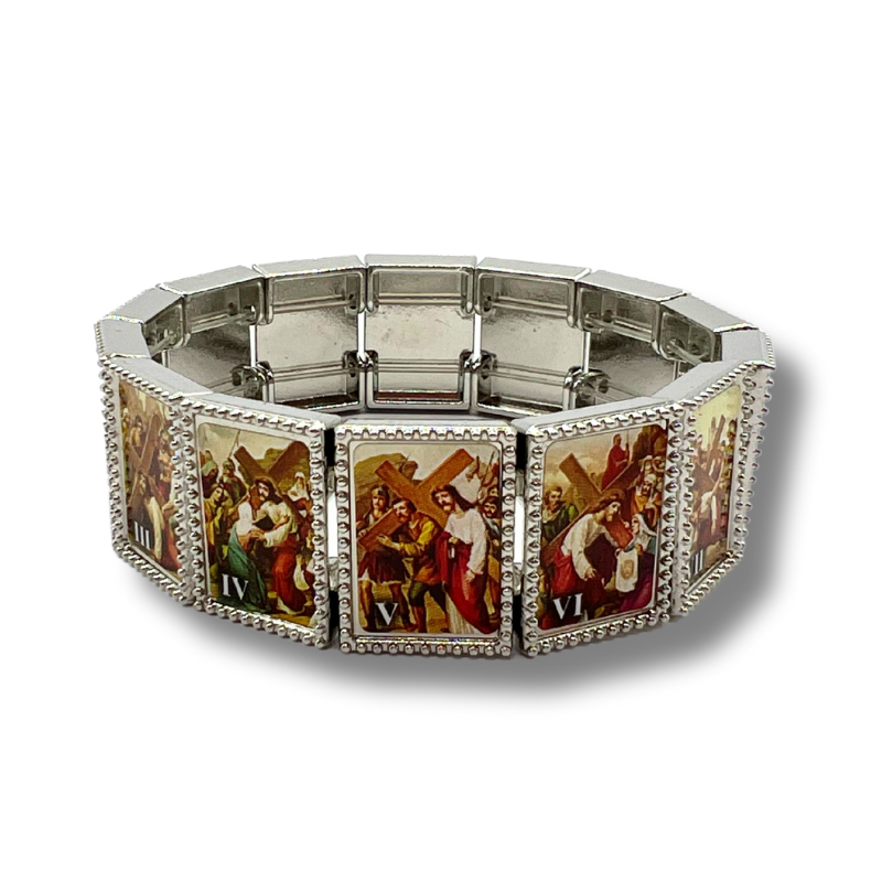 The Fourteen Stations of The Cross Bracelet - Holy Land Bracelets