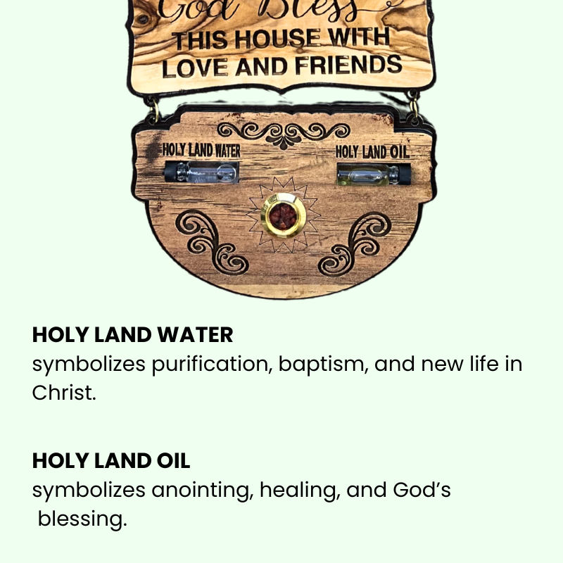 God Bless Our Home Wall Hanging – A Blessing from the Holy Land