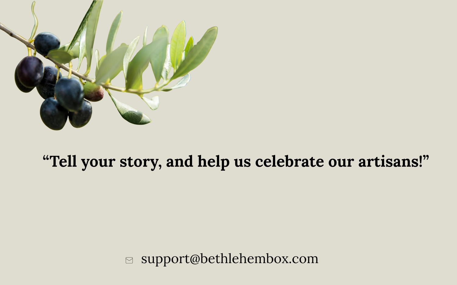 We'd Love to Hear Your Story!