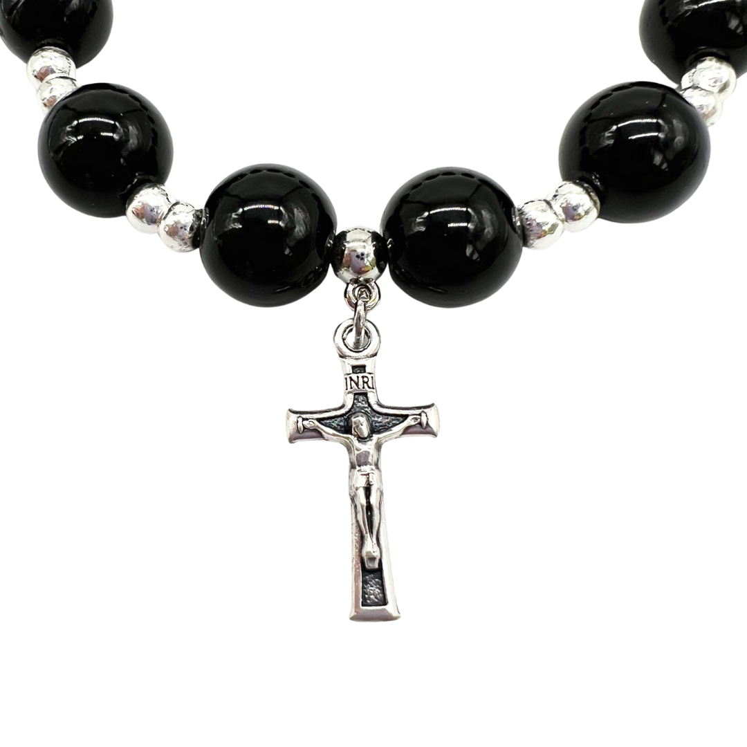 Holy Land Charm Bracelet in Black