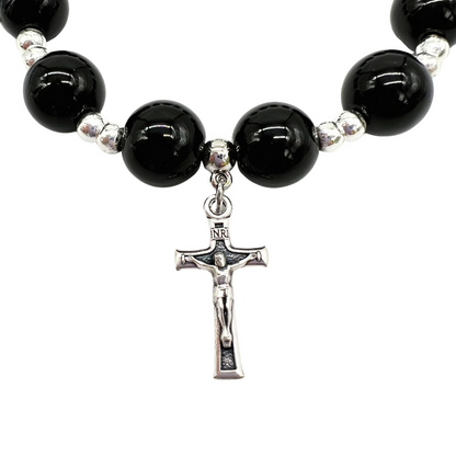 Holy Land Charm Bracelet in Black