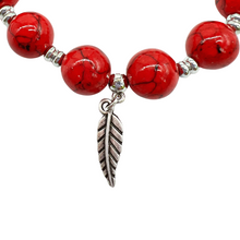 Load image into Gallery viewer, Holy Land Charm Bracelet in Red