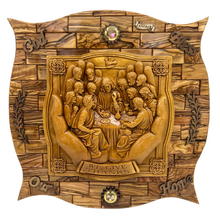 Load image into Gallery viewer, NEW* The Last Supper &quot;We give Thanks&quot; Plaque 16&quot; x 16&quot;