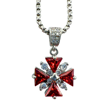 Load image into Gallery viewer, NEW* Holy Land Cross Pendant with Matching Chain