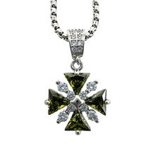 Load image into Gallery viewer, NEW* Holy Land Cross Pendant with Matching Chain