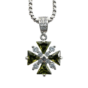 NEW* Holy Land Cross Pendant with Matching Chain