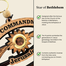Load image into Gallery viewer, Ten Commandments from the Holy Land Wall Hanging