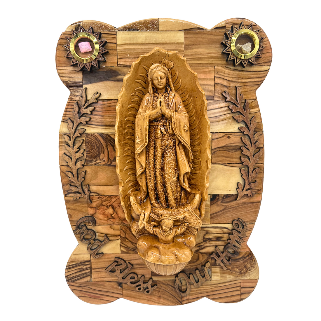 Our Lady of Guadalupe Home Wall Plaque 8&