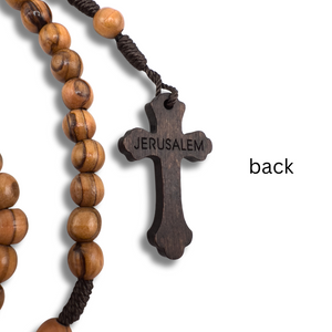 Holy Land Rosary & Keepsake Box Set – Handmade Olive Wood Gift