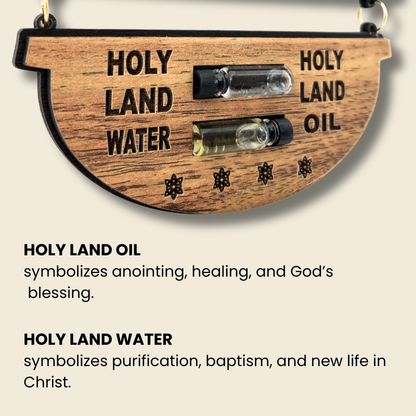 Ten Commandments Wall Hanging from the Holy Land