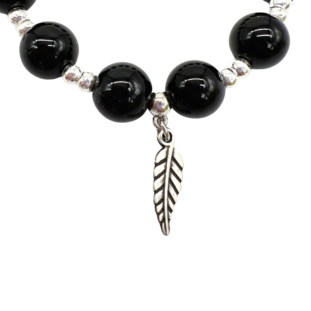 Holy Land Charm Bracelet in Black