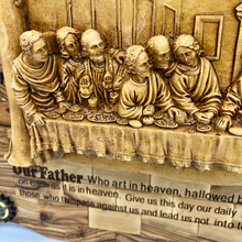 Load image into Gallery viewer, NEW* Extra Large Last Supper &quot;Our Father&quot; Plaque 23&quot; x 15&quot;