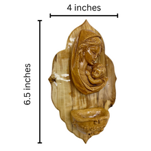 Load image into Gallery viewer, Virgin Mary Holy Water Font Plaque (4&quot;x6.5&quot;)