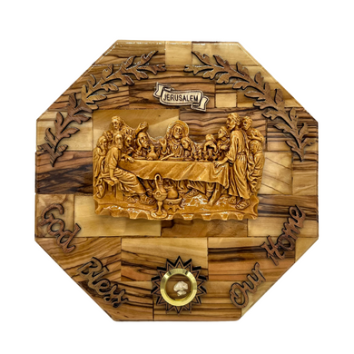 The Last Supper God Bless Our Home Plaque 8