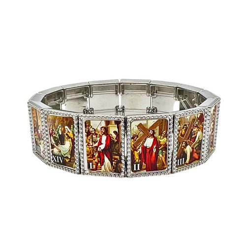 The Fourteen Stations of The Cross Bracelet - Holy Land Bracelets