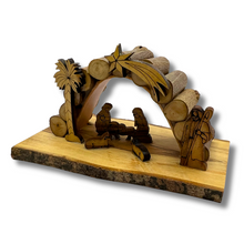 Load image into Gallery viewer, Olive Wood Nativity Scene - 5" x 3" x 3"