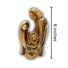 Load image into Gallery viewer, Modern Olive Wood Holy Family