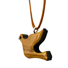 Load image into Gallery viewer, Holy Land Olive Wood Dove Pendant