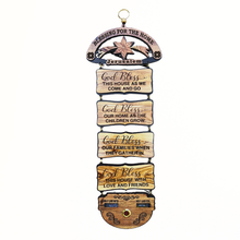 Load image into Gallery viewer, God Bless Our Home Wall Hanging – A Blessing from the Holy Land