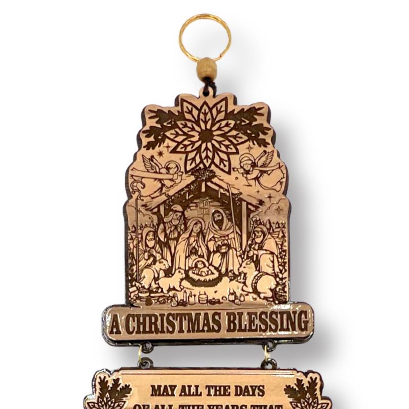 Christmas Blessing from the Holy Land Wall Hanging