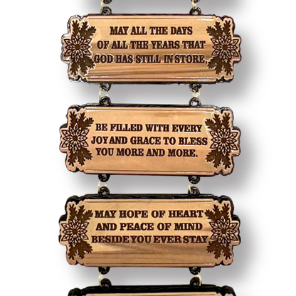 Christmas Blessing from the Holy Land Wall Hanging