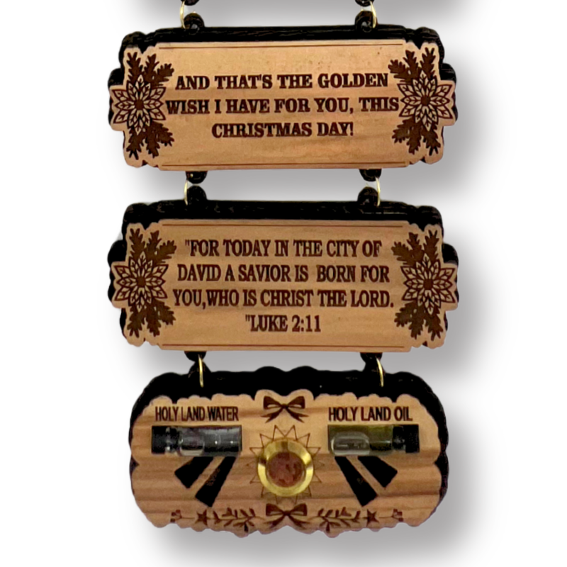 Christmas Blessing from the Holy Land Wall Hanging