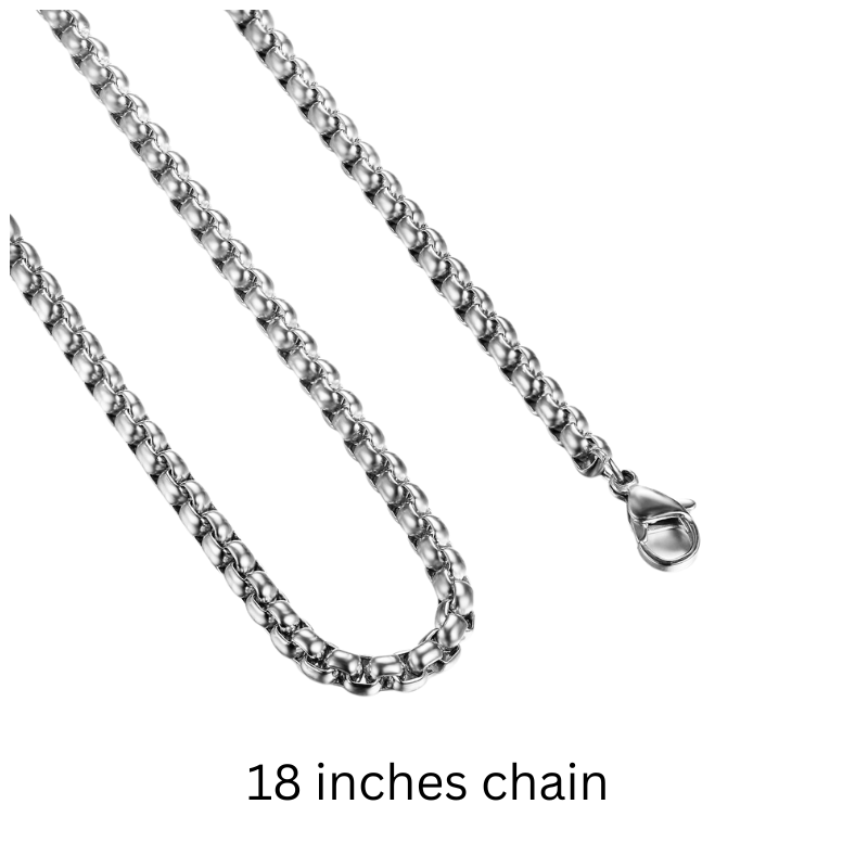 Holy Land Cross Pendant with Matching Chain