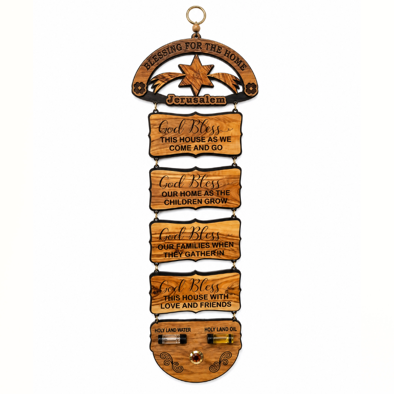 God Bless Our Home Wall Hanging – A Blessing from the Holy Land