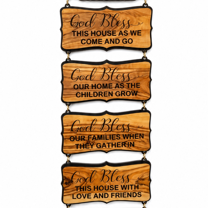 God Bless Our Home Wall Hanging – A Blessing from the Holy Land