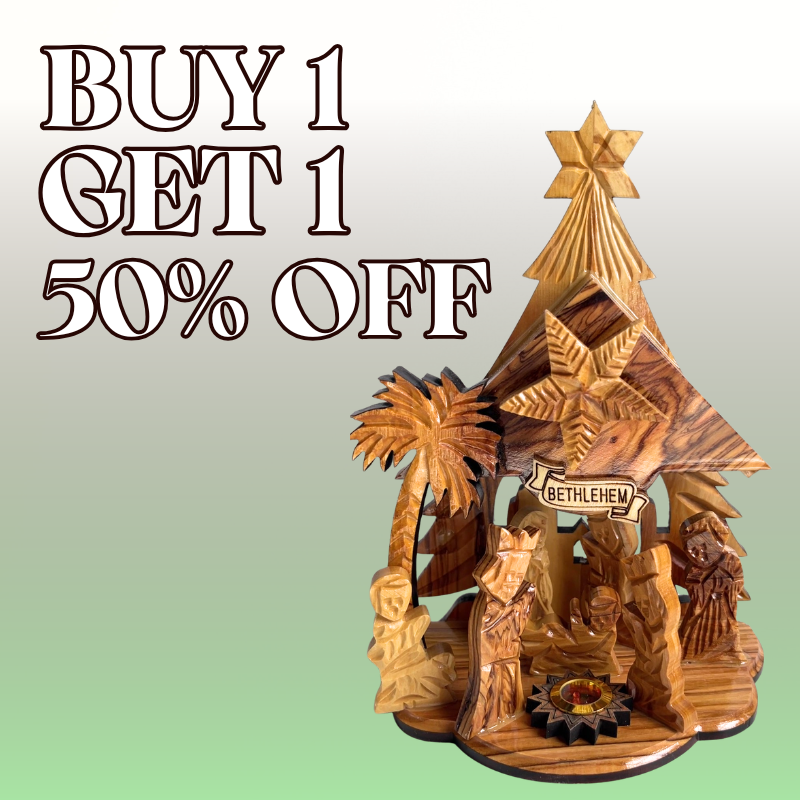 Holy Land Nativity Scene with Music Box - BUY ONE, GET ONE 50% OFF