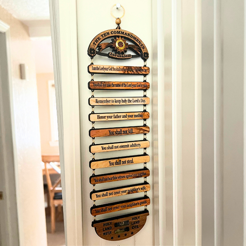 NEW* Ten Commandments from the Holy Land Wall Hanging