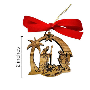"Born in Bethlehem" Christmas Ornament