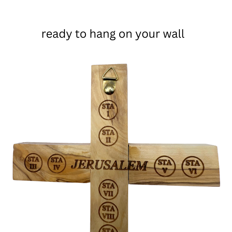 Olive Wood Wall Cross