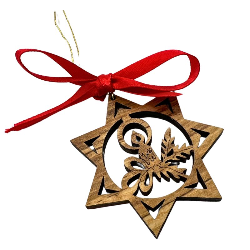 "Nativity Candle" Christmas Ornament