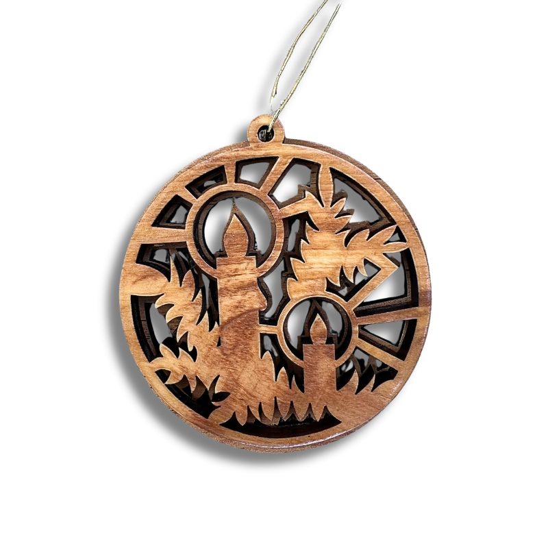 Holy Land Candle Christmas Ornament