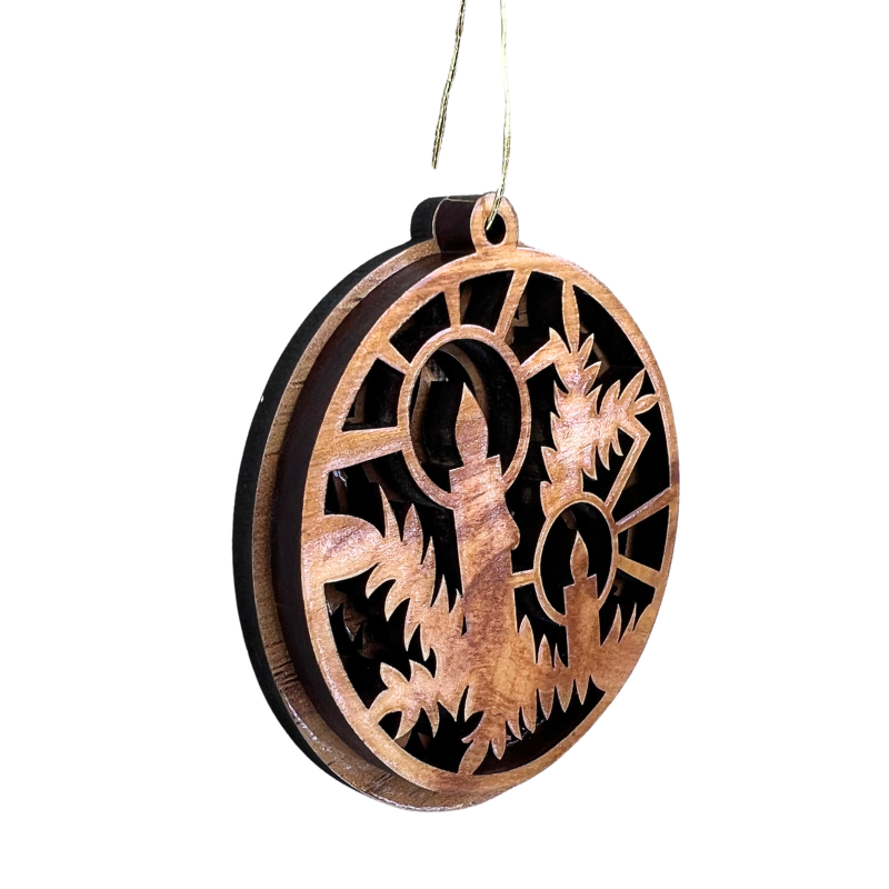 Holy Land Candle Christmas Ornament