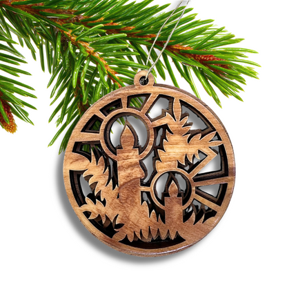 Holy Land Candle Christmas Ornament