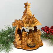 Holy Land Nativity Scene with Music Box