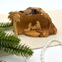Load image into Gallery viewer, NEW* Small Holy Land Nativity Scene Carved in a Cave