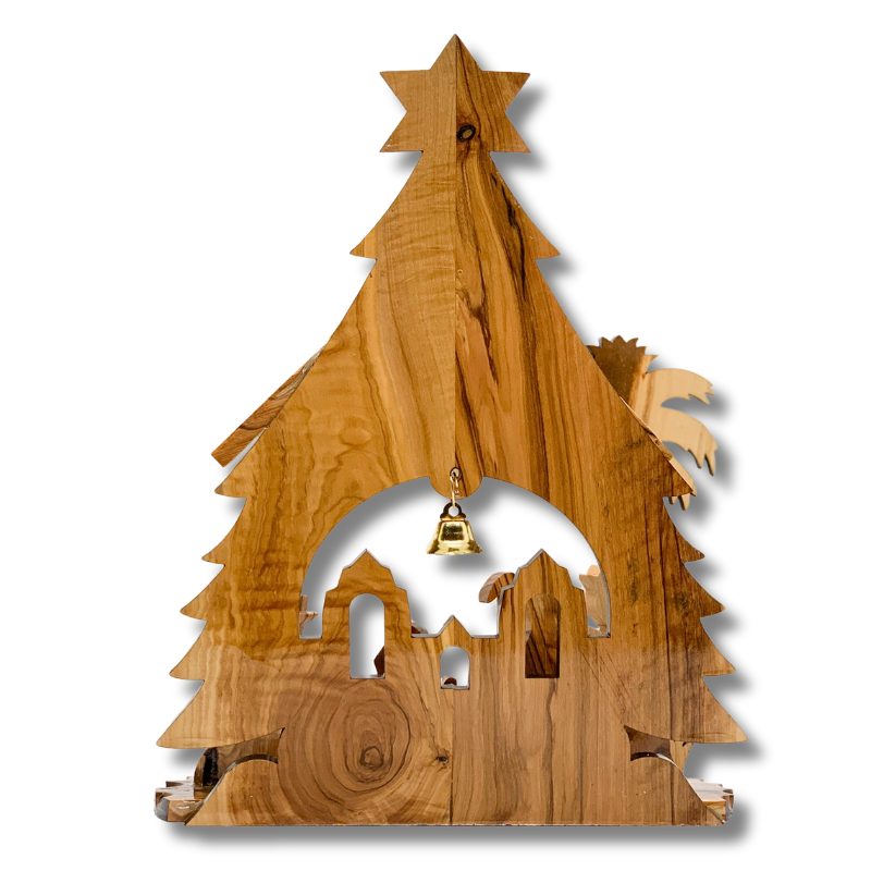 Holy Land Nativity Scene with Music Box