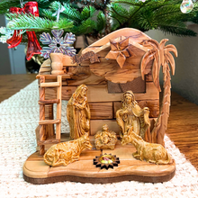 Load image into Gallery viewer, NEW* Holy Family Nativity with Built-In Music Box