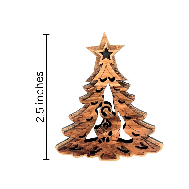 *NEW Christmas Nativity Tree Ornament Handmade in Bethlehem