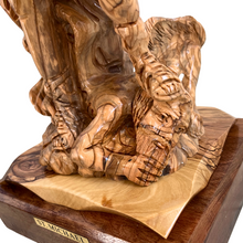 Load image into Gallery viewer, St. Michael the Archangel Olive Wood Statue