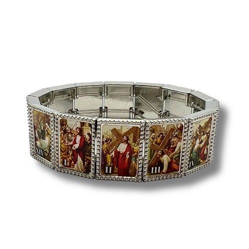 The Fourteen Stations of The Cross Bracelet - Holy Land Bracelets