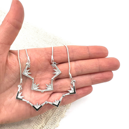 Two-Way Magnetic Star Of Bethlehem Necklace