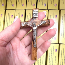 Load image into Gallery viewer, Holy Land Set (Holy Water, Holy Soil, Anointing Oil, Holy Incense &amp; Olive Wood Crucifix) - Holy Land Sets